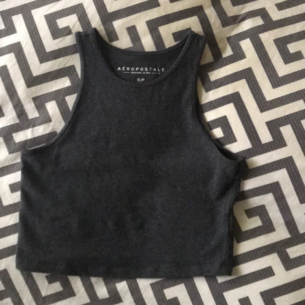 High Neck Crop Top